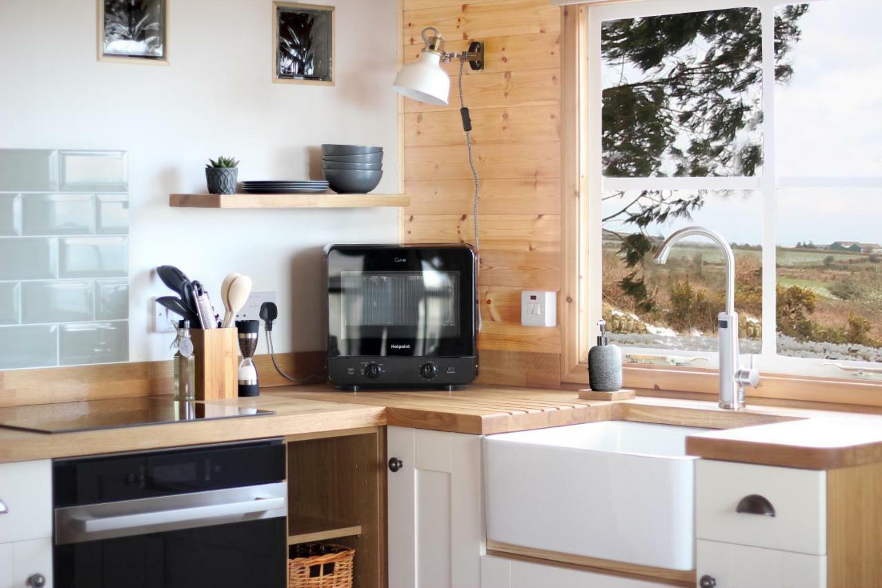 Scandi Cabin On A Hill, With Stunning Panoramic Views Ludgvan Luaran gambar
